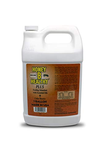 Honey B Healthy Plus 1 Gallon Jug, Feeding Stimulant with Essential Oils + Cedar Booster