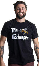 Load image into Gallery viewer, The Beekeeper | Bee Keeper Keeping Apiary Cool Funny Joke Men Women T-Shirt-(Adult,S) Black
