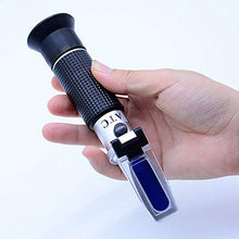 Load image into Gallery viewer, aichose Brix Refractometer with ATC, Dual Scale - Specific Gravity & Brix, Hydrometer in Wine Making and Beer Brewing, Homebrew Kit