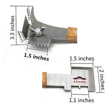Load image into Gallery viewer, Multifunction Bee Hive Tools Scraper with Wooden Handle and 7 Functions Stainless Steel Beekeeping Hive Scraper Tool Professional Beekeeping Equipment
