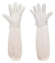 Load image into Gallery viewer, ZSY Protective Clothing, Beekeeping Tools Three-Layer Net Ventilation Protect Your Hands Fully Ventilated Goatskin Beekeeping Gloves Beekeeping Supplies (Size : XXL)