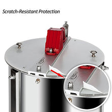 Load image into Gallery viewer, VINGLI Upgraded 4 Frame Honey Extractor Separator,304 Food Grade Stainless Steel Honeycomb Spinner Drum Manual Crank With Adjustable Height Stands,Beekeeping Pro Extraction Apiary Centrifuge Equipment