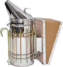 Load image into Gallery viewer, VIVO Stainless Steel Bee Hive Smoker with Heat Shield, Beekeeping Equipment BEE-V001
