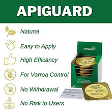 Load image into Gallery viewer, Apiguard ONE Box of Ten 50g Trays - 2 Trays per hive Recommended (10) - for Control of Varroa Mites in Honey Bee Hives