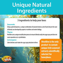 Load image into Gallery viewer, HIVE ALIVE Bee Food Supplement - Natural Honey Bee Liquid Feed Enhancer - Organic Beekeeping Autumn Spring Feeding - Lower Winter Mortality, Improve Colony Health, Honey Production (100 ml, 10 Hives)