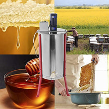 Load image into Gallery viewer, EWYI Electric Honey Extractor 2 Frame Separator Stainless Steel Honeycomb Spinner Drum, Beekeeping Pro Apiary Centrifuge Equipment Suitable for Beekeepers 3 Frame
