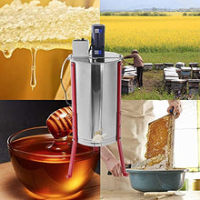 Load image into Gallery viewer, EWYI Electric Honey Extractor 2 Frame Separator Stainless Steel Honeycomb Spinner Drum, Beekeeping Pro Apiary Centrifuge Equipment Suitable for Beekeepers 3 Frame