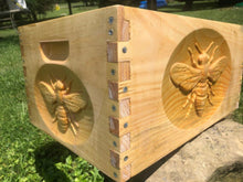 Load image into Gallery viewer, Bee Hive 3D Relief #Cnc Carving Honey Bee on a BeeHive Assembled 10/Frame Beekeeping Equipment  Langstroth