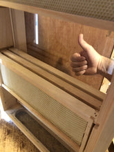 Load image into Gallery viewer, Observation Bee Hive Holds 12 Medium Frames with Double-side Plexi glass doors Fully Assembled FRAMES NOT INCLUDED