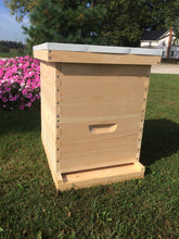 Load image into Gallery viewer, 2 Deep Complete Bee Hive kit w/Frames & Foundations Un-Assembled Langstroth