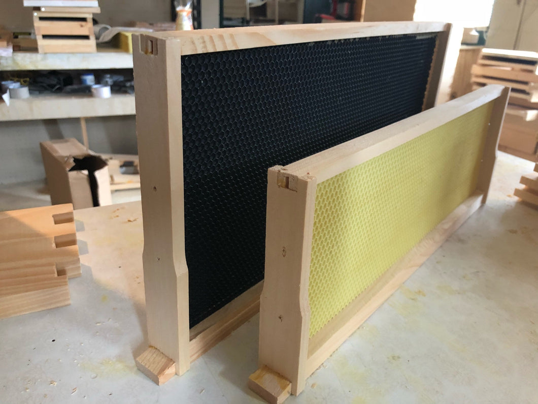x10 Un-Assembled wooden Bee Hive Frames & Foundations