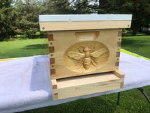 Load image into Gallery viewer, Bee Hive 3D Relief #Cnc Carving Honey Bee on a BeeHive Assembled 10/Frame Beekeeping Equipment  Langstroth