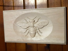 Load image into Gallery viewer, 3D Plaque Honey Bee Relief Carving (2 Options Available)
