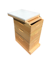 Load image into Gallery viewer, 2 Deep &amp; 1 Medium Beekeeping Bee Hive Body Only (Un-ASSEMBLED) Langstroth
