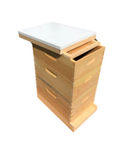 Load image into Gallery viewer, 2 Deep & 1 Medium Beekeeping Bee Hive Body Only (Un-ASSEMBLED) Langstroth