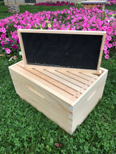 Load image into Gallery viewer, Bee Hive deep 9 5/8 brood body w/Foundations Un-Assembled