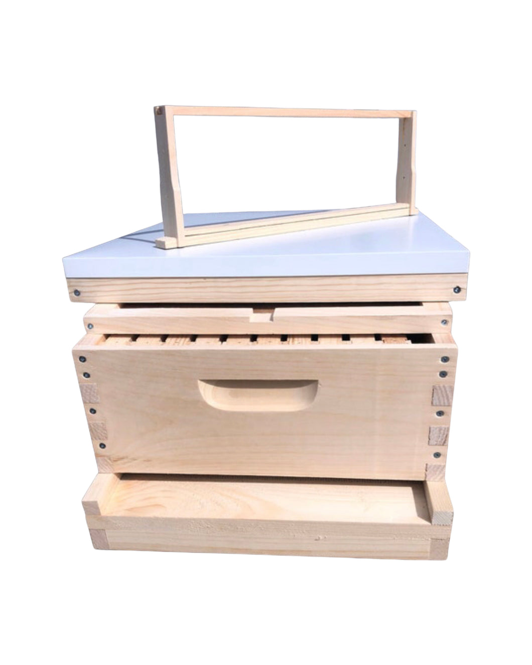 1 Medium (6 5/8) w/Frames Beekeeping Bee Hive kit (Un-Assembled) Langstroth