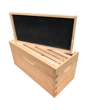 Load image into Gallery viewer, 5 Frame Nuc Deep 9 5/8 Complete Bee Hive with Frames &amp; Foundations (Un-Assembled) Langstroth
