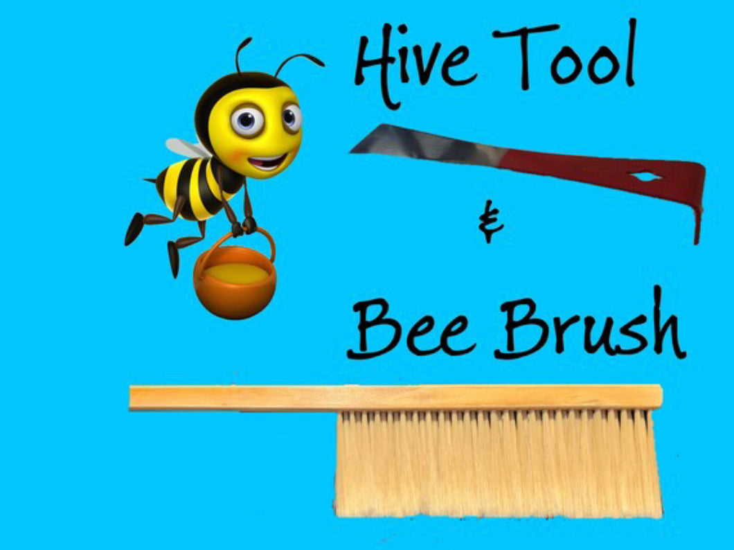 Hive Tool & Bee Brush Combo