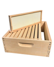 Load image into Gallery viewer, Bee Hive 6 5/8 Med honey super w/Foundations Un-Assembled Langstroth Beekeeping BeeHive
