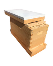 Load image into Gallery viewer, 5 Frame Nuc Deep 9 5/8 Complete Bee Hive with Frames &amp; Foundations (Un-Assembled) Langstroth
