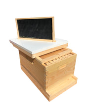 Load image into Gallery viewer, Deep 9 5/8 Complete Bee Hive kit w/Frames &amp; Foundations (Un-Assembled) Langstroth
