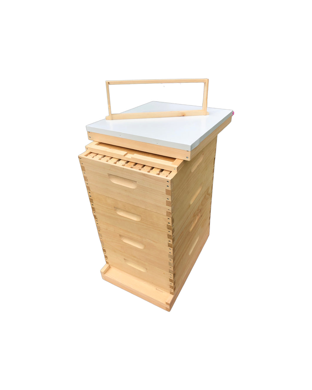4 medium (6 5/8) w/Frames Beekeeping Bee Hive kit (Un-Assembled) Langstroth