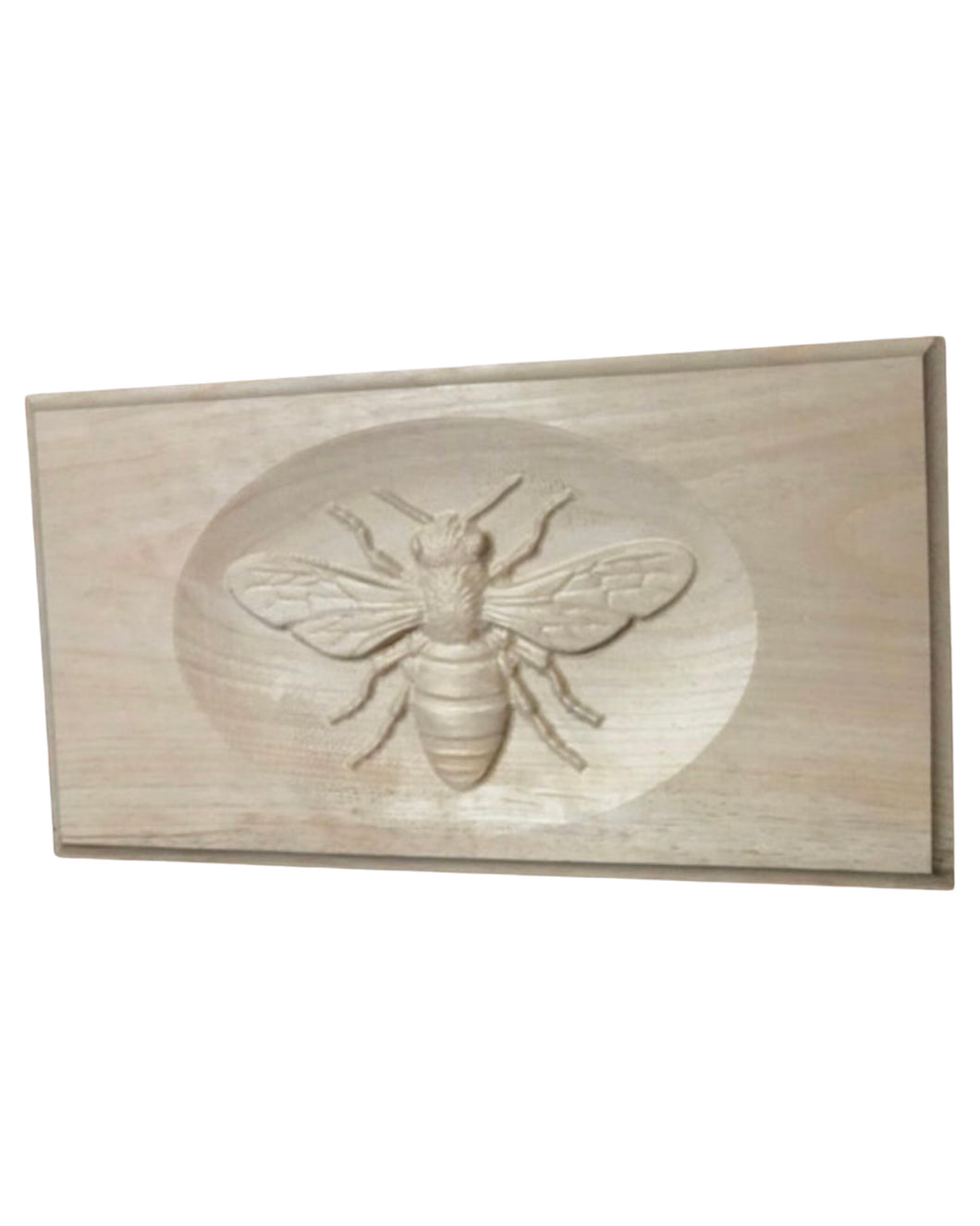 3D Plaque Honey Bee Relief Carving (2 Options Available)