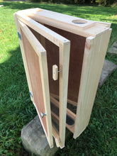 Load image into Gallery viewer, Observation Bee Hive (Holds 9 Deep Frames) with Double-side Plexi glass doors Fully Assembled FRAMES NOT INCLUDED