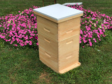 Load image into Gallery viewer, Bee Hive 2 Deep &amp; 2 Medium w/Frames Beekeeping BeeHive kit Un-Assembled Langstroth
