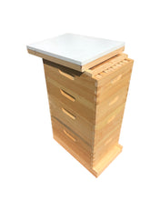Load image into Gallery viewer, Bee Hive 2 Deep & 2 Medium w/Frames Beekeeping BeeHive kit Un-Assembled Langstroth