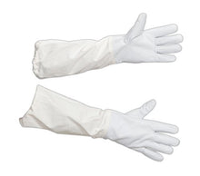 Load image into Gallery viewer, FOREST BEEKEEPING SUPPLY - Goatskin Leather Beekeeper&#39;s Glove with Long Canvas Sleeve &amp; Elastic Cuff. Keystone Thumb and Dexterity (Medium)
