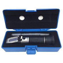 Load image into Gallery viewer, aichose Brix Refractometer with ATC, Dual Scale - Specific Gravity &amp; Brix, Hydrometer in Wine Making and Beer Brewing, Homebrew Kit
