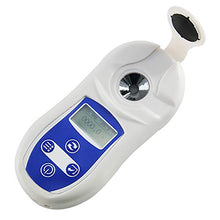 Load image into Gallery viewer, AMTAST Digital Brix Refractometer Sugar Juice Honey Beer Brix Refractometer Cutting Fluid Sugar Testing Meter Range 0-53%
