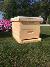 Load image into Gallery viewer, 2 Medium (6 5/8) w/Frames Beekeeping Bee Hive kit (Un-Assembled) Langstroth
